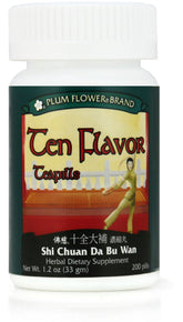 Ten Flavor Teapills Shi Chuan Da Bu Wan